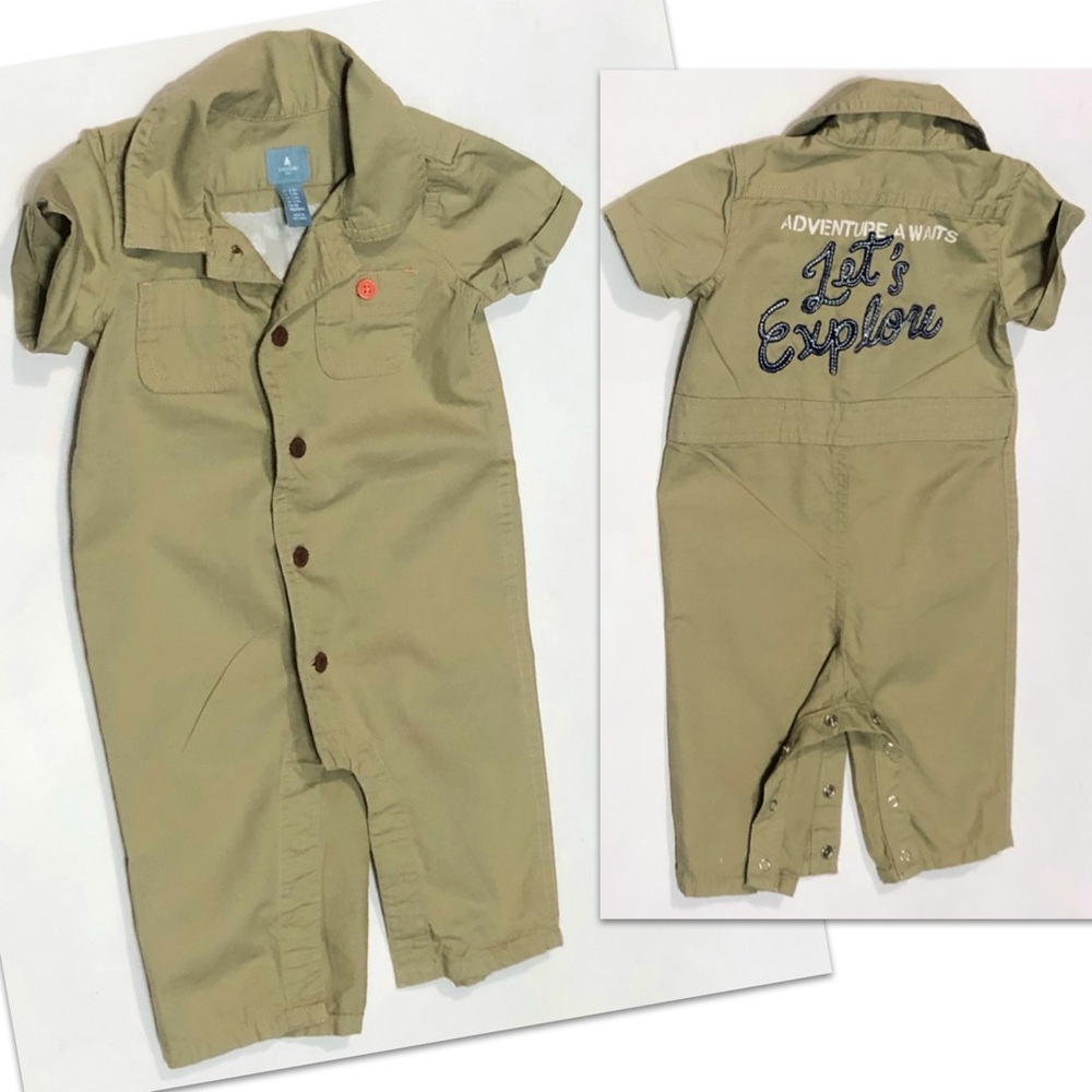 Baby Gap Tan Jumpsuit Adventure...